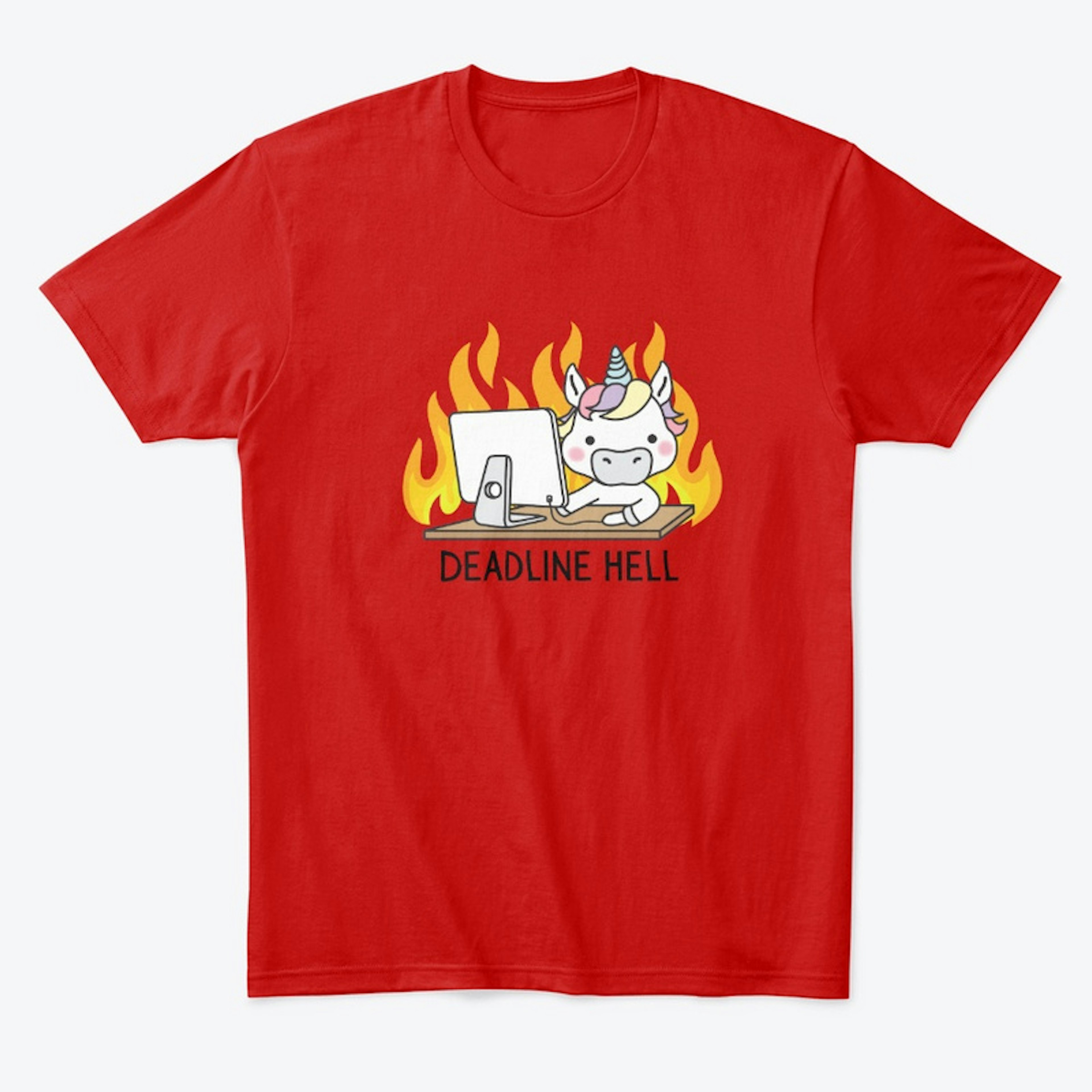 P. Etc - Deadline Hell Unicorn T-Shirt